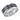 Triton Gents 9mm Black and White Tungsten Carbide Comfort Fit Band 11-4147MC-G.00