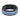 Triton Ladies 8mm Black Tungsten Carbide Band with Electric Blue Stripes 11-5944BCB8-L.00