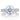 Tacori Platinum Dantela Diamond Engagement Ring 0.62ctw 2646-35RDR8