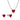 Sparkling Red Heart Jewelry Gift Set B802373