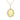 14K Yellow gold oval opal diamond pendant necklace 