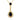 14K Yellow Gold Pear Shaped Sapphire and Diamond Halo Pendant Necklace 