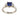 14K White Gold Diamond and Sapphire Ring HB22633SAW