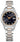 Citizen corso watch with eco-drive technology and two-tone finish and black face with diamonds to represent the numbers. 