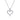 Gabriel & Co. - NK1844W45JJ - 14K White Gold Open Heart Diamond Pendant Necklace