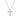 Gabriel & Co. - NK2210W45JJ - 14K White Gold Marquise Shaped Diamond Cross Necklace