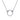 Gabriel & Co. - NK4606W45JJ - 14K White Gold Open Diamond Circle Pendant Necklace