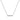 Gabriel & Co. - NK5422W45JJ - 14K White Gold Petite Pav‚ Diamond Bar Necklace