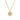 Gabriel & Co. - NK5723Y45JJ - 14K Yellow Gold Beaded Round Floating Diamond Pendant Necklace