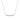 Gabriel & Co. - NK5791W45JJ - 14K White Gold Round and Baguette Diamond Curved Bar Necklace