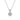 Gabriel & Co. - NK5831W45JJ - 14K White Gold Double Diamond Disc Pendant Necklace