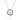 Gabriel & Co. - NK6043W45PL - 14K White Gold Round Cultured Pearl Swirling Diamond Halo Pendant Necklace