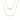 Gabriel & Co. - NK6087Y45JJ - 14K Yellow Gold Two Strand Twisted and Diamond Bar Necklace