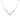 Gabriel & Co. - NK6188W45JJ - 14K White Gold Diamond Chevron Necklace