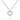 Gabriel & Co. - NK6475W45JJ - 14K White Gold Open Heart Diamond Pendant Necklace