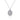 Gabriel & Co. - NK6534SVJWS - 925 Sterling Silver White Sapphire Pave' Center and Bujukan Bead Frame Pendant Necklace