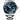 Longines 41mm stainless steel with blue ceramic bezel watch, blue dial with applied indexes, silver hands