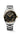 Longines 39mm stainless steel watch, Anthracite color dial, applied Arabic numerals, gold tone hands and 18 karat yellow gold cap