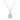 0.60CTW DIAMOND CLUSTER PENDANT WITH 18" ADJUSTABLE CHAIN