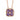 14k Rose Gold Round Amethyst and Diamond Halo Pendant pc6804a_2