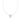 14kt Gold 18" White Finish Necklace with Lobster Clasp with 0.5000ct White Diamond RC2592-18