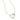 14K Yellow Gold 18" La Perla White Mother of Pearl Heart Pendant with Extender RC6939-18