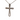 Sterling Silver .05RD Dia Cross Pendant