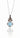 Le Vian Chocolatier® Pendant featuring 5/8 cts. Sea Blue Aquamarine®, 1/15 cts. Chocolate Diamonds® , 1/15 cts. Vanilla Diamonds®  set in 14K Vanilla Gold®