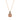 Le Vian Chocolatier® Pendant featuring 2 cts. Peach Morganite™, 1/10 cts. Chocolate Diamonds® , 1/6 cts. Vanilla Diamonds®  set in 14K Strawberry Gold®