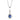 Le Vian® Pendant featuring 1/3 cts. Blueberry Sapphire™, 1/10 cts. Vanilla Diamonds®  set in 14K Vanilla Gold®