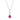 Le Vian® Pendant featuring 1/3 cts. Passion Ruby™, 1/10 cts. Vanilla Diamonds®  set in 14K Vanilla Gold®