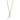 14K Yellow Gold .54CT Diamond Processco Lariat Necklace TRC7307-18