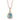 Le Vian Creme Brulee® Pendant featuring 1  7/8 cts. Blueberry Zircon™, 1/3 cts. Nude Diamonds™  set in 14K Strawberry Gold®