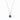 Le Vian® Pendant featuring 5/8 cts. Blueberry Tanzanite®, 1/8 cts. Vanilla Diamonds®  set in 14K Vanilla Gold®