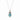 Le Vian Chocolatier® Pendant featuring 2 cts. Sea Blue Aquamarine®, 1/15 cts. Chocolate Diamonds® , 1/8 cts. Vanilla Diamonds®  set in 14K Vanilla Gold®