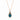 Le Vian Chocolatier® Pendant featuring 3 cts. Deep Sea Blue Topaz™, 1/15 cts. Chocolate Diamonds® , 1/8 cts. Vanilla Diamonds®  set in 14K Strawberry Gold®