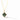 Le Vian Creme Brulee® Pendant featuring 5  3/8 cts. Green Amethyst + Black Shell, 1/20 cts. Nude Diamonds™  set in 14K Honey Gold™