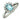 14K White Gold Aquamarine and Diamond Halo Ring W3188Q-AQ