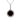 14k White Gold Rhodolite Garnet and Diamond Halo Pendant wc6169l