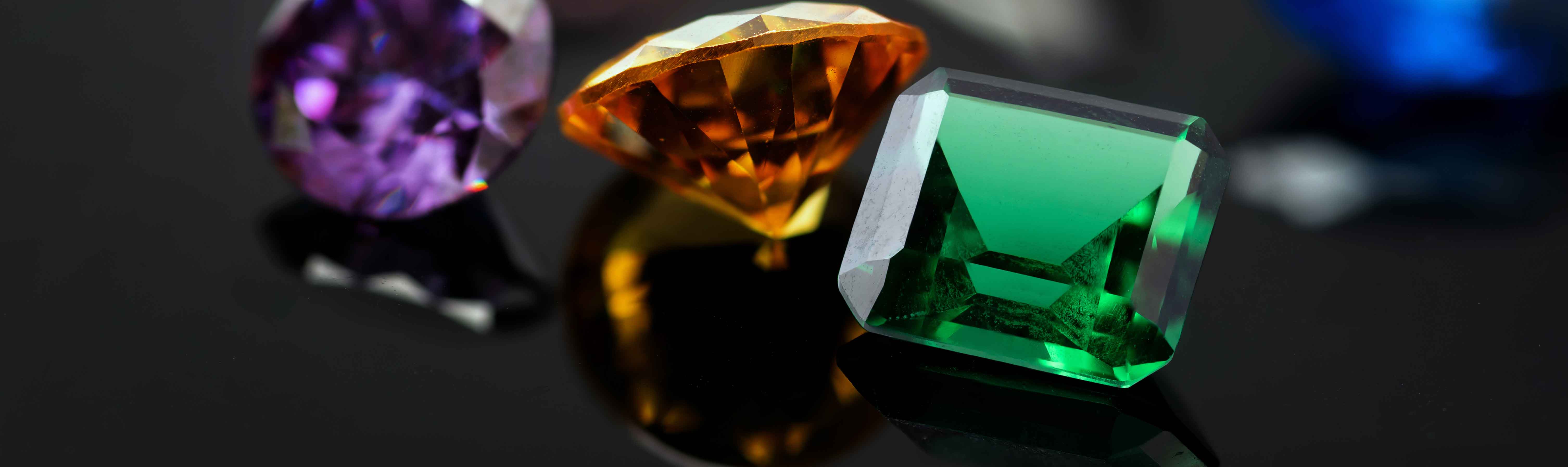 Emerald - May Birthstone - Round - 14K Yellow Gold