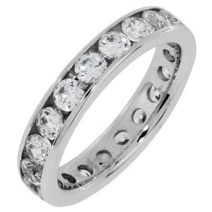 Just Perfect 2.00ct tw Diamond Eternity Channel Set Band
