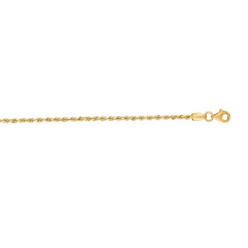 10k Yellow Gold 7 Inch Shiny Solid Diamond Cut Bracelet 014ROY-07