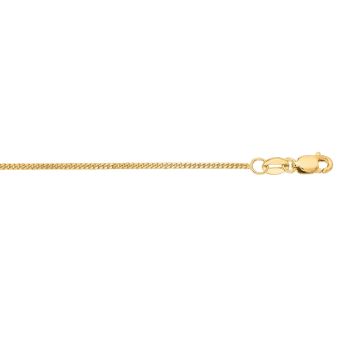 10k Yellow Gold 16 Inch Diamond Cut Gourmette Chain with Lobster Clasp 030GR-16