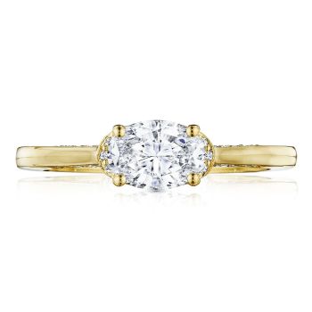 Simply Tacori 18K Yellow Gold Diamond Engagement Ring 0.10 ctw 2654OV7X5Y