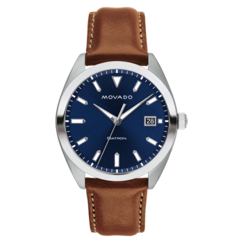 Movado Heritage Series 39mm Leather Strap 3650057