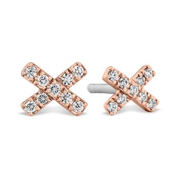 0.08 ctw. Harley X-OH Studs in 18K Rose Gold