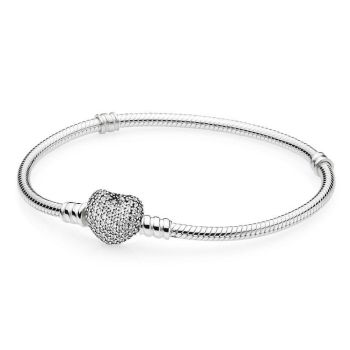 Pandora Pave Heart Bracelet 590727CZ