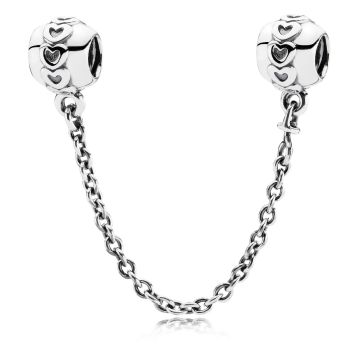 PANDORA Safety Chain Love Connection Charm 791088-05