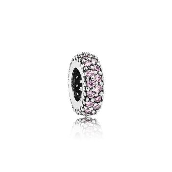 Pandora Inspiration Within Spacer with Pink Cubic Zirconia 791359PCZ