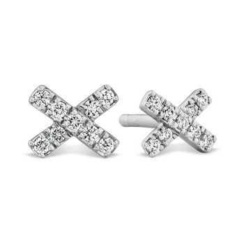 0.08 ctw. Harley X-OH Studs in 18K White Gold